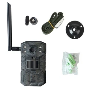 Wildkamera 4G LTE Sim-Karten Slot + Akkus + IP66 wasserdicht Wald Kamera APP Liv - Bild 1 von 10