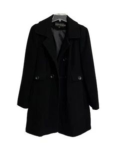 Kristen Blake Wollmantel in voller Länge schwarz Größe 10 - Bild 1 von 5