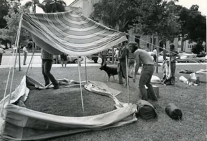 USA Florida St Petersburg Vietnam Veterans Against the War Old Photo Huber 1972 - Bild 1 von 3