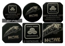 STATE FARM INSURANCE COLORADO GOLD KINGS WCHL VINTAGE SPONSORED OFFICIAL PUCK