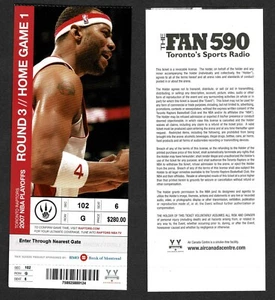 2006-07 Toronto Raptors NBA Playoffs Ticket, unbenutzt Runde 3, Spiel 1, Chris Bosh - Bild 1 von 1