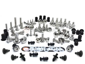 Kit bulloni schermo intero e carena acciaio inox Honda NT650V Deauville 1998-2005 - Foto 1 di 12