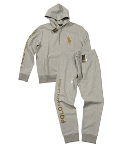 gray polo jogging suit