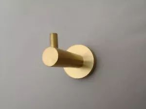 2020 Round New cloth hook holder Burnished Brushed Brass gold copper Brass Made - Picture 1 of 3