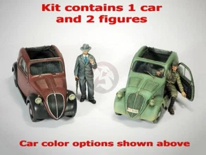"Modelo Victoria 1/35 Fiat Modelo 500 A ""Topolino"" Segunda Guerra Mundial (con 2 figuras y calcomanías) 4020 - Imagen 1 de 1
