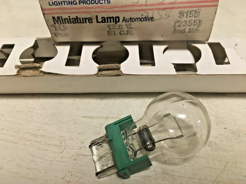 Bombilla incandescente miniatura Wagner #3155 - (parte #: 3155) - Caja de 1 bombilla - B22 Foto 1 de 1