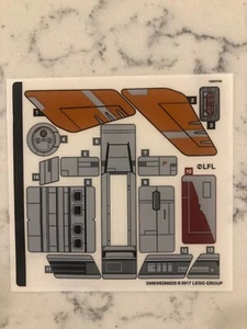 LEGO STICKER SHEET for 75176 Resistance Transport Pod, Genuine! - Picture 1 of 1