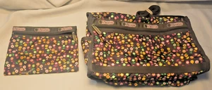 Borsa LeSportsac Brown Paisley con cerniera, tracolla in tessuto, ferramenta in metallo - Foto 1 di 5