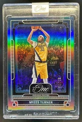 Panini One and One Myles Turner 2024-25 azul #2/35 Pacers Foto 1 de 2