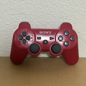 [NEAR MINT] Genuine Authentic Sony PS3 Controller DualShock Sixaxis - RED - Picture 1 of 5