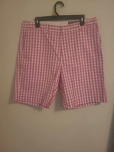 Vineyard Vines Shorts Men's Size 35 Pink Breaker Shorts Flat Front - Picture 1 of 9
