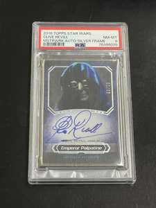 2016 Star Wars Masterwork Clive Revill Emperor Palpatine Frame Auto /10 PSA 8  - Picture 1 of 2