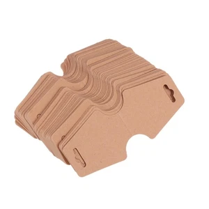 100 Pcs Necklace Wrapping Card Bracelet Display Cards Paper Tags Blank - Picture 1 of 11