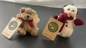 Vintage Boyds Bears Zipp Angelwish & Bernice The Archive Collezione 4" Mini - Foto 1 di 11