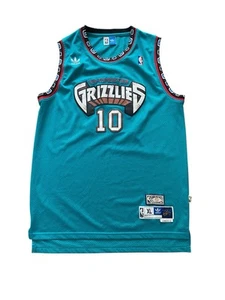 Mitchell & Ness Mens Mike Bibby No 10 Swingman Vancouver Grizzlies Jersey Sz XL - Picture 1 of 6