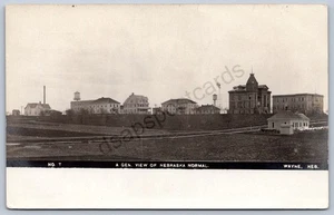 K40/ Wayne Nebraska RPPC Postcard c1910 State Normal School 92 - Picture 1 of 2