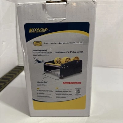 Dispensador de etiquetas de envío, manual, azul Foto 1 de 4