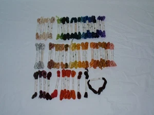 Lot of 55 New Old Stock Kreinik Soie D'alger D Alger Silk Threads Skeins 5m - Picture 1 of 17