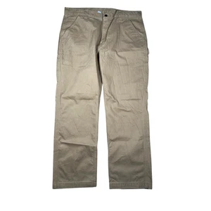 Pantalones de carpintero Carhartt para hombre 38x30 calce relajado marrón tostado B324 DKH ropa de trabajo - Imagen 1 de 8