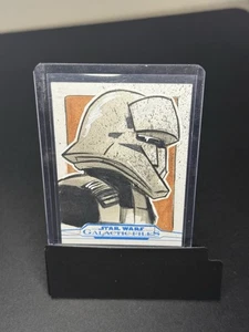 Topps Star Wars Galactic Files Shore Trooper Sketch  - Picture 1 of 2