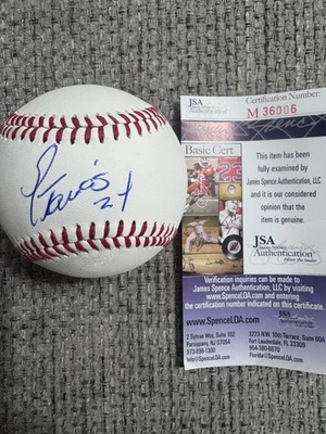 Yasmany Tomas Signed Autograph ROMLB Baseball - JSA Coa - Arizona Diamondbacks - Image 1 of 4