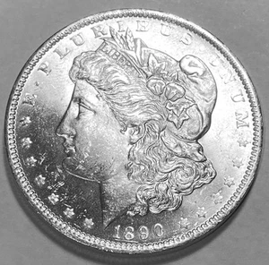1890 O Morgan Dollar GEM BU #1 - Bild 1 von 2