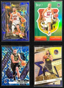 Lot 4 Stephen Curry 2024-25 Panini Mosaic,Select,Revolution 3 Prizms - Picture 1 of 2