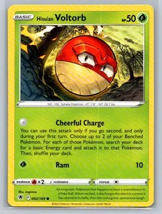 Hisuian Voltorb #002/189 SWSH10: Astral Radiance Common - Pokemon Cards C89 - Picture 1 of 2