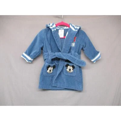 Bata con Capucha Cómoda Suave Azul Disney Niños Talla 6-9M Foto 1 de 4