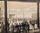 1856 Reception of Commodore Perry Okinawa Shuri Castle Lithograph Wilhelm Heine