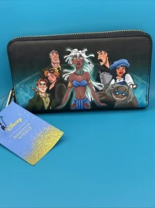 NUEVO CON ETIQUETAS Disney Danielle Nicole Atlantis Cartera Fundida Cremallera Alrededor - Imagen 1 de 4