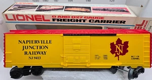 Lionel Trains 6-9413 Napierville Junction Railway Box Car - Imagen 1 de 6