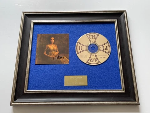 ⭐️🎶 💿 SIGNED HALSEY - IF I CAN’T HAVE LOVE, I WANT POWER FRAMED CD💿🎶⭐ Cover