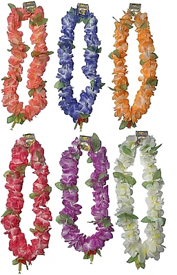 HENBRANDT Hawaiian Lei Hula Garland Aloha Fancy Dress Up Beach Party Flower Necklace Prop