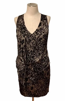 Платье-футляр шелковое Dea Kudibal поэтическая сказка мини абстрактный принт женское размер S - Изображение 1 из 4