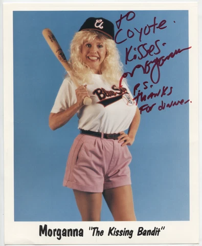 Morganna Roberts The Kissing Bandit Actress Autographed 8x10 Photo w/COA WWE3-75 Cover