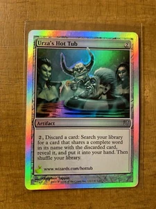 Magic The Gathering ✨URZA’S HOT TUB FOIL✨ Unhinged NM/MINT 2004 Uncommon MTG NP - Picture 1 of 2