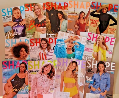 SHAPE MAGAZINE 13 Issues 2020-21 Vanessa Hudgins Keri Russell - Image 1 of 4