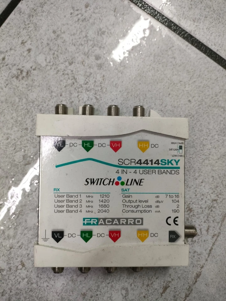 Multiswitch Centralina Satellitare Fracarro SCR4414SKY - Immagine 1 di 1