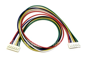 6Pin JST-EH Double Female Connector Housing Plug Extension Adapter Wire 35cm x 3 - Picture 1 of 5