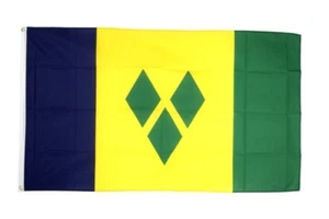 St. Vincent und Grenadinen Hissflagge vincentische Fahnen Flaggen 60x90cm - Picture 1 of 1