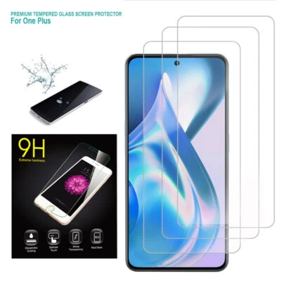 1/2/3 Pack Tempered Glass Screen Protector Full Cover For OnePlus 10 9 8 Pro 8T - Image 1 of 4