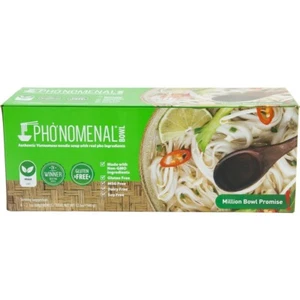 PHO'NOMENAL Authentic Vietnamese PHO Noodle Soup Bowl VEGGIE 6 Bowls Gluten Free - Picture 1 of 4
