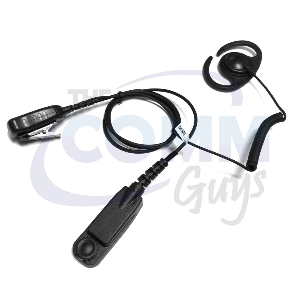 Pryme DEFENDER-C Police Lapel Mic Earpiece Motorola APX6000 APX7000 XPR6550 - Image 1 of 1