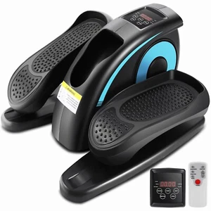 Under-Desk Elliptical Electric Seated Foot Pedal Exerciser w/Remote&LCD for Home - Picture 1 of 9