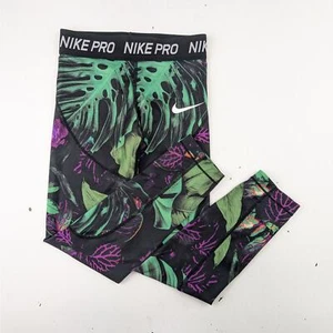 Nike Pro Tropical Athletic Leggings - Picture 1 of 4