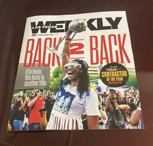 Las Vegas Aces WNBA Back to Back Champions Magazine LV Weekly From 10/22/23 New! - Picture 1 of 6