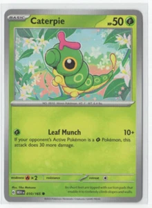 Pokemon Scarlet & Violet 151 - 010/165 Caterpie - Picture 1 of 1