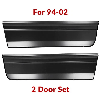 Pair LH RH For 94-02 Dodge Ram Lower Front Door Skin Set Except 4 Door Quad Cab - Image 1 of 4