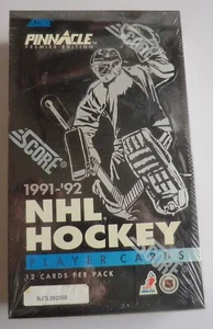 1991/92 PINNACLE HOCKEY SEALED BOX  Premier edition 36 packs - Picture 1 of 1